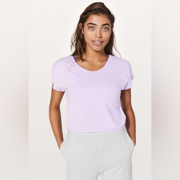 Lululemon It’s Tie Tee Reversible - Sheer Violet - Picture 2 of 6